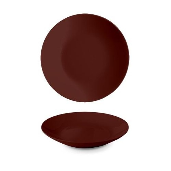Порцеланова чиния дълбока ф23см h3,6см LE CHOCO BRUN - Suisse Langenthal