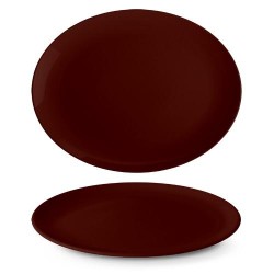 Порцеланово овално плато 28x22,4xh2,5см Le Choco Brun - Suisse Langenthal