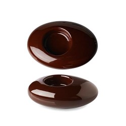 Порцеланов свещник 17x8,6xh3,8см LE CHOCO BRUN - Suisse Langenthal