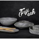 Порцеланова дълбока чиния ф25xh6см FUJI ASH-(ZA0304-9.75FA) - Horecano