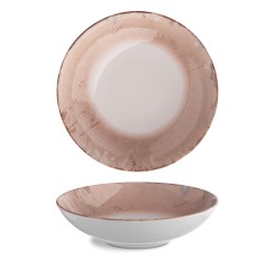 Порцеланова чиния за паста, ф26см, Stone ginger - G.Benedikt