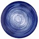 Порцеланова чиния плитка без борд ф27см POINTS BLUE - Suisse Langenthal