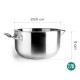 Иноксова тенджера без капак, ф20см, h9см, 2,75л, Gastro – Garinox