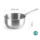 Иноксова касерола, ф12см, h7см, 750мл, Gastro – Garinox