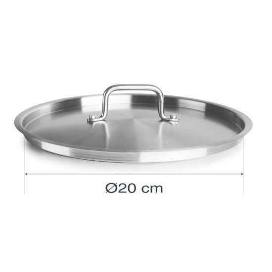 Иноксов капак, ф20см, Gastro – Garinox