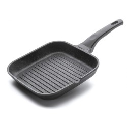 Алуминиев грил тиган с незалепващо покритие Eco-Piedra Black 28х28см - Lacor
