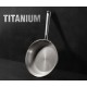 Титаниев тиган, трислоен, незалепващ, ф24-18,5см, h6см, 2,3мм, TitanGrill – Lacor