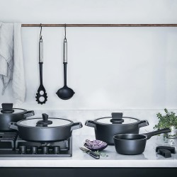 Стъклен капак със силиконово уплътнение, ф36см, TITANIUM PRO - Lacor