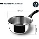 Иноксова касерола с улей, ф16см, h7,5см, 1,5л - Garinox