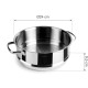 Иноксова тенджера за кус-кус / паста, ф24см, h9,5см, Basic – Lacor