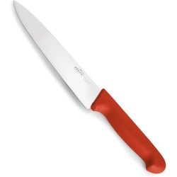Нож на шеф готвача / Chef's, неръждаема стомана, ергономична TPV дръжка, 20см, червен, SELECT – Lacor