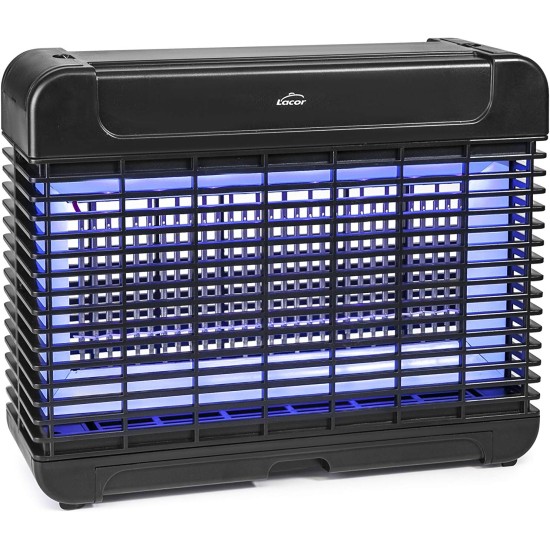 Електрическа инсектицидна лампа, 220-240V, 50/60Hz, 11W, 16 UV-A LED, 150м2, 4000V, 33x10x36,3см, 1,5кг, LUCE - Lacor