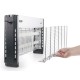 Електрическа инсектицидна лампа, 220-240V, 50/60Hz, 26W, 2x10W UV-A LED, 80м2, 2000V, 38,5x9x31см, 2,75кг, CAPTER - Lacor