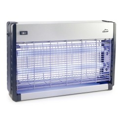 Електрическа инсектицидна лампа, 220-240V, 50/60Hz, 2x15W UV-A LED, 100м2, 2000V, 49,5x9x31см, 3,15кг, CAPTER - Lacor