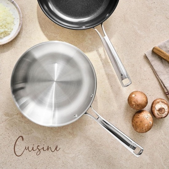Иноксов тиган, 18/10, ф28-19,5см, h6,5см, CUISINE - Lacor