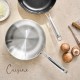 Иноксов тиган, 18/10, ф28-19,5см, h6,5см, CUISINE - Lacor