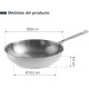 Иноксов тиган, 18/10, ф28-19,5см, h6,5см, CUISINE - Lacor