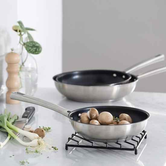 Иноксов тиган с незалепващо поктирите, 18/10, ф20см, h5,5см, FOODIE – Lacor