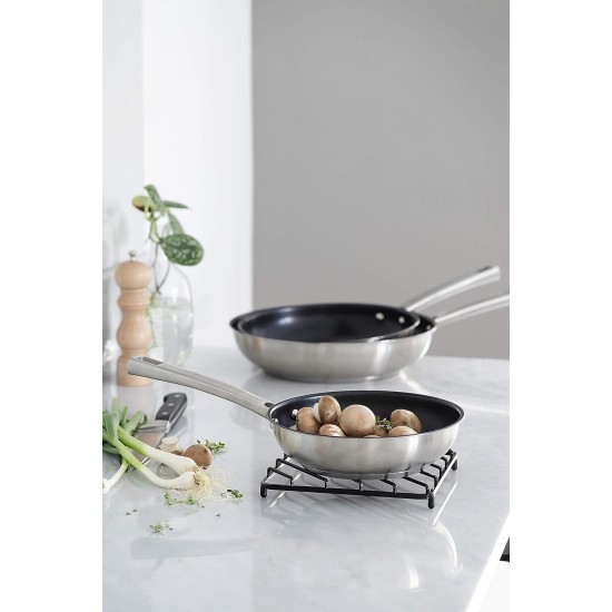 Иноксов тиган с незалепващо поктирите, 18/10, ф24см, h6см, FOODIE – Lacor