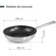 Иноксов тиган с незалепващо покритие, ф30-22см, h6,5см, FOODIE - Lacor