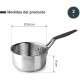 Иноксова касерола, ф18см, h9см, 2,1л, ORIGIN - Lacor