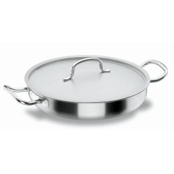 Иноксова тава с капак Chef-Classic ф50см h9см 17.6л - Lacor