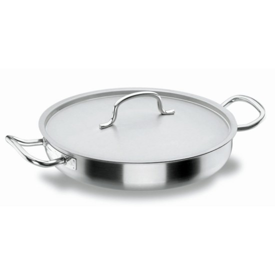Иноксова тава с капак Chef-Classic ф60см h9см 25.4л - Lacor