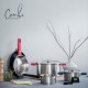 Иноксово тяло за тиган / тава, ф32см, h5,5см, 4л, стакабъл, COMBI – Lacor