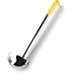 Иноксов черпак с жълта PVC дръжка, ф7см, h27см, 89мл, SELECT – Lacor
