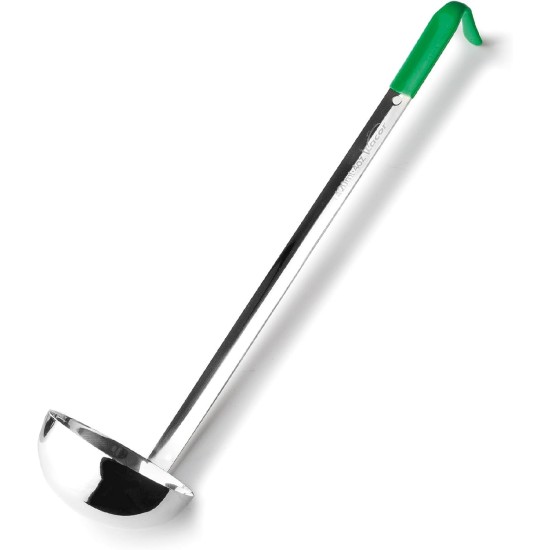 Иноксов черпак със зелена PVC дръжка, ф8см, h34,5см, 118мл, SELECT – Lacor