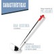 Иноксов черпак с червена PVC дръжка, ф8,5см, h34,5см, 148мл, SELECT – Lacor