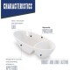 Порцеланово плато с две отделения, овално, 19x9см, OLIVE, PRESENTATION – Lacor