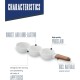 Порцеланово плато с три отделения и дървена дръжка, 38,5x10h4,8см, SHARE, PRESENTATION – Lacor