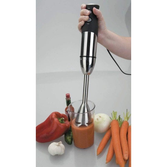 Електрически пасатор с чаша, 220-240V, 50/60Hz, 700W, 9.000 - 16.000 r.p.m, 500мл, 2 скорости, 23см, FAST – Lacor