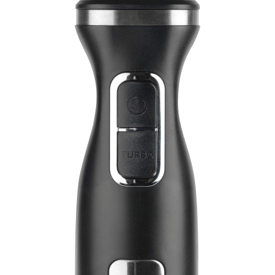 Електрически пасатор с чаша и чопър, 220-240V, 50/60Hz, 1000W, 13.050 - 15.950 r.p.m, 800мл / 500мл, ф6,3x41,2см, PRO – Lacor