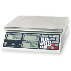 Професионална електронна везна / кантар с квадратна основа, до 30кг, 0,2W (max), IPX 54, 30x32x12см - Lacor
