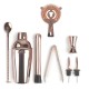 Иноксов бар сет за приготвяне на коктейли, copper - Lacor