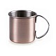 Иноксова чаша за коктейли с дръжка, ф9см, h9см, 480мл, copper, MOSCOW MULE - Lacor