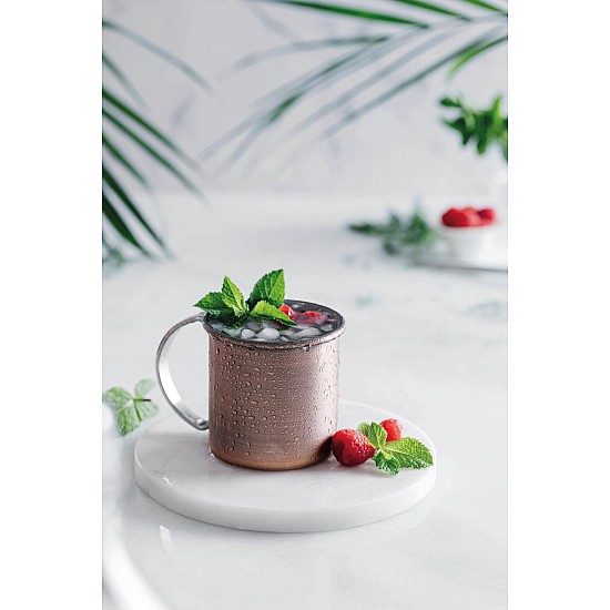 Иноксова чаша за коктейли с дръжка, ф9см, h9см, 480мл, copper, MOSCOW MULE - Lacor