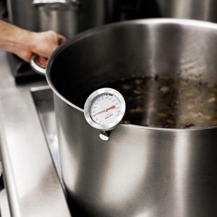 Термометър с иноксова сонда и щипка, 18/10, 33см, 0°C / 300°C – Lacor