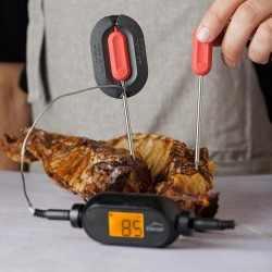 Дигитален термометър с две иноксоваи сонди, bluetooth връзка, 0°C (32°F) / 250°C (482°F) – Lacor