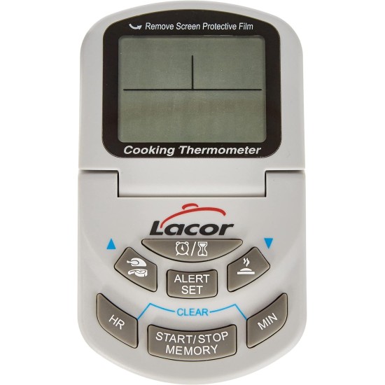 Дигитален термометър за фурна със сонда, 12x7,5см, от 0ºC до 300ºC – Lacor