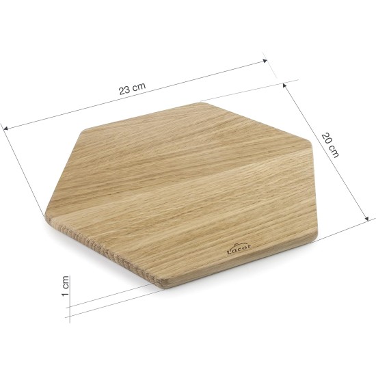 Дървена магнитна подложка за тенджери / тигани, 23x20см - Lacor