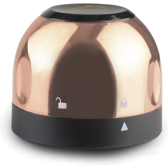 Пластмасова капачка за шампанско, copper, ф3,8см, h3,5см – Lacor