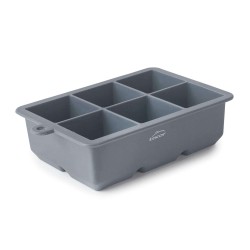 Силиконова форма за 6 големи кубчета лед, правоъгълна, 15,2x10,5xh4,5см, Ice XL – Lacor