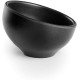 Меламинова купа, скосена, кръгла, ф8см, h5см, черна, стакабъл, WHITE AND BLACK – Lacor