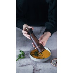 Дървена мелничка за пипер и сол с керамичен механизъм, h20см, WOOD – Lacor