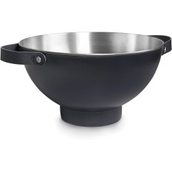 Иноксова шампаниера с 2 кожени дръжки, ф36см, h20,5см, 11,5л, MOON BLACK - Lacor