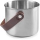Иноксов съд за лед с кожена дръжка, ф14см, h12см, 1,5л, MOON INOX - Lacor