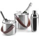 Иноксов съд за лед с кожена дръжка, ф14см, h12см, 1,5л, MOON INOX - Lacor